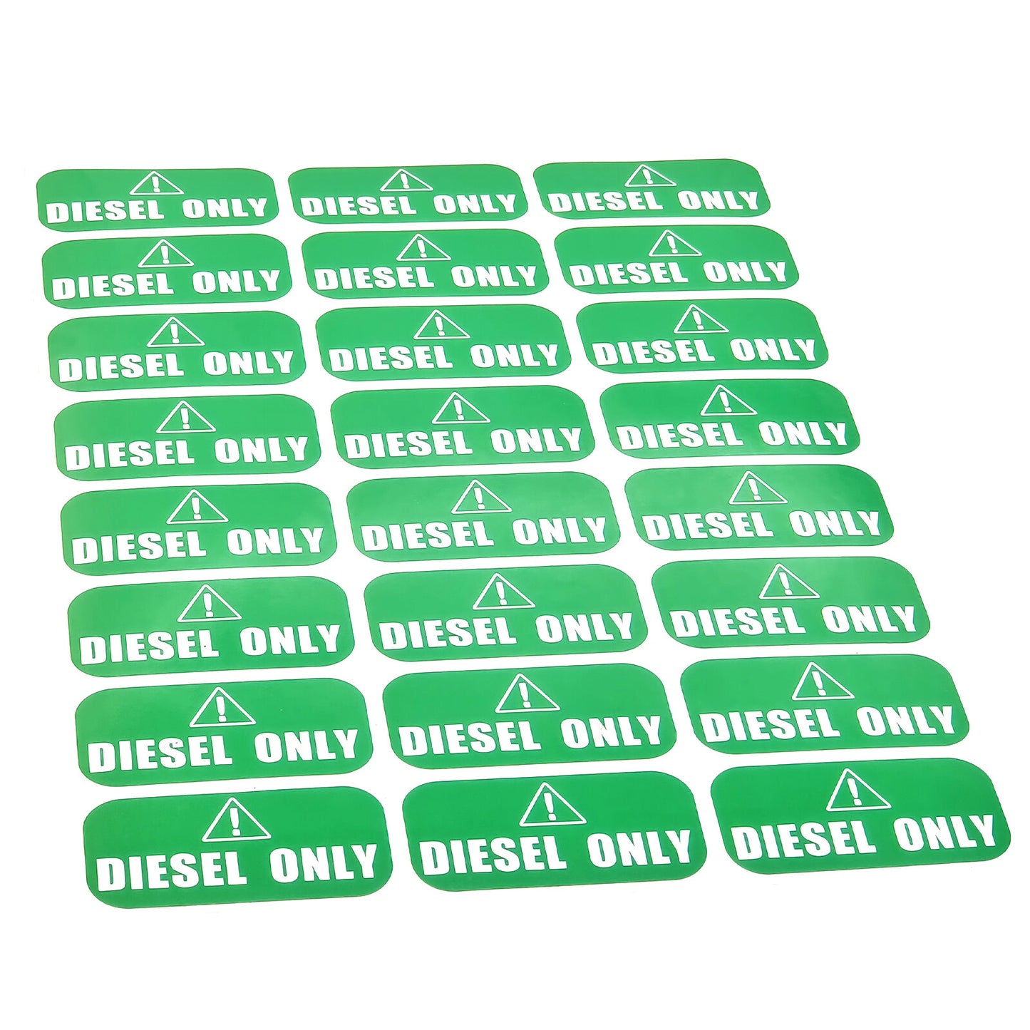 24x Diesel Only Sticker for Truck (Gasoline Tank Decal)