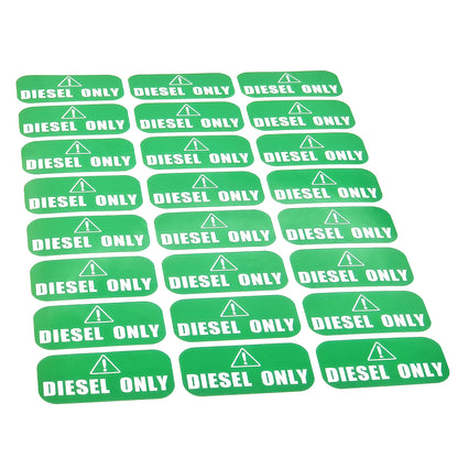 24x Diesel Only Sticker for Truck (Gasoline Tank Decal)
