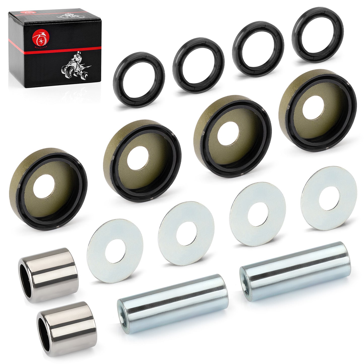 Front Lower A-Arm Bushing Seal Kit for Kawasaki KFX400 (2003–2006)