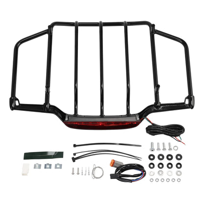 Trunk Luggage Rack w/ LED Light for Harley Electra Road Glide (1993-2013)