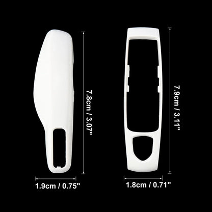 White Car Remote Key Cover Set for Porsche Cayenne Macan (2014-2023)