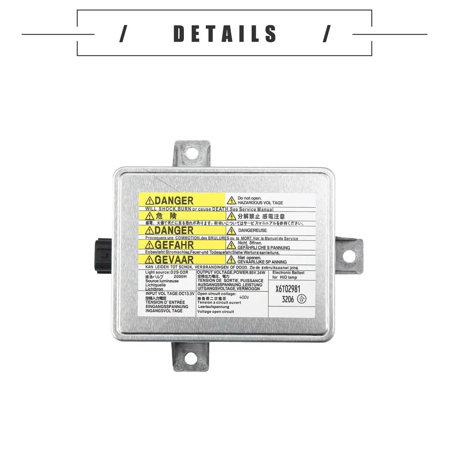 X6T02981 Xenon HID Headlight Ballast for Acura TL Type-S (2006-2012)