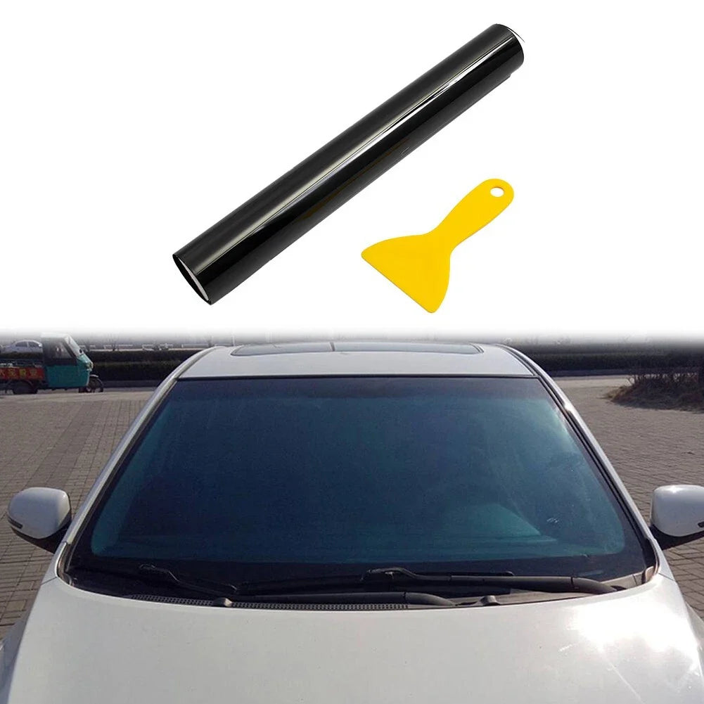Sun Visor Strip Tint Film Front Glass Windshield Anti-UV Shade Decal for Car VL