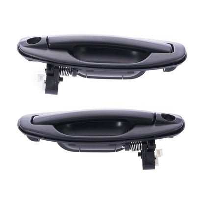Set of 4 Outer Door Handles for Hyundai Santa Fe (2000–2005) Black