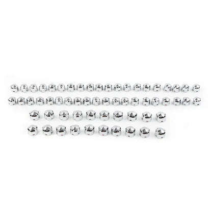 Chrome Engine Bolt Caps Cover for Harley Touring Road Street King Glide Softail (2009-2023)