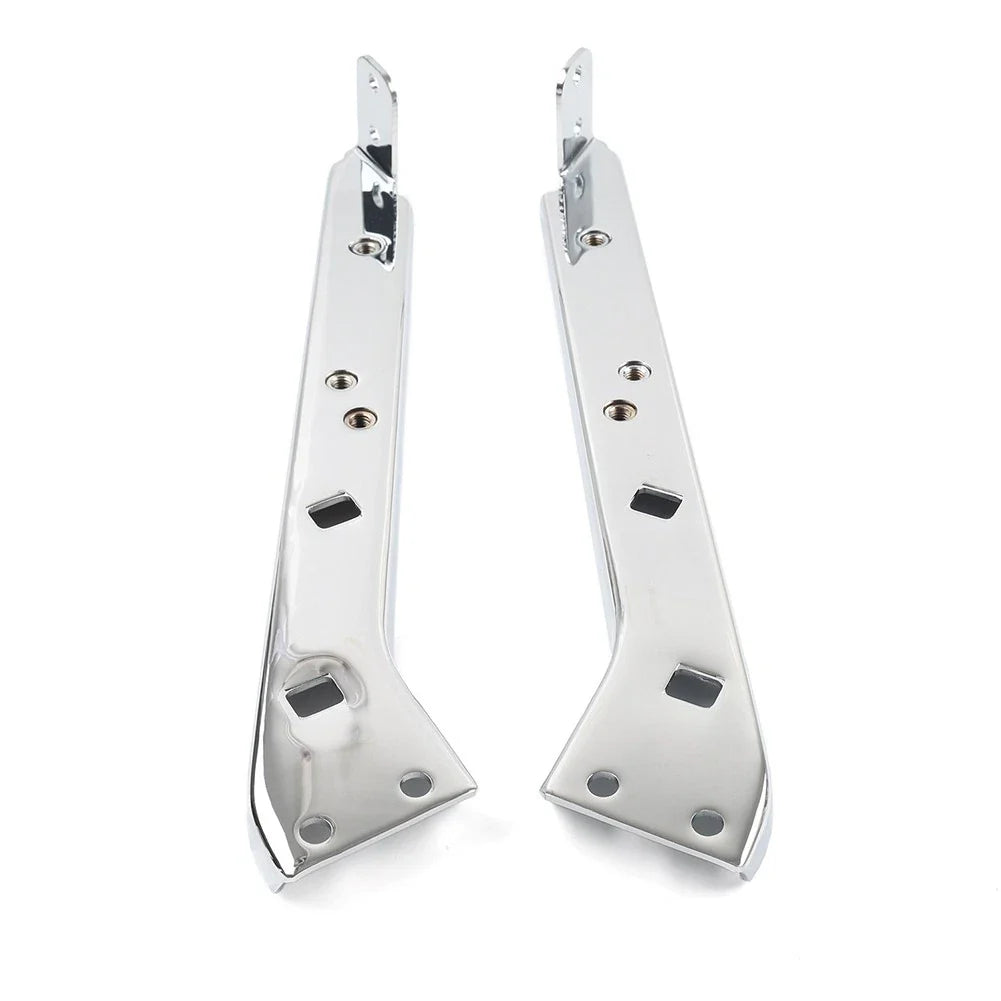 Saddlebag Rail Support Brackets for Harley Touring 1985-2008 Chrome