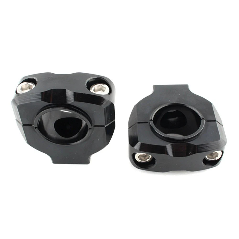 28mm CNC Motorcycle Universal Handlebar Fat Bar Riser Mount Clamp