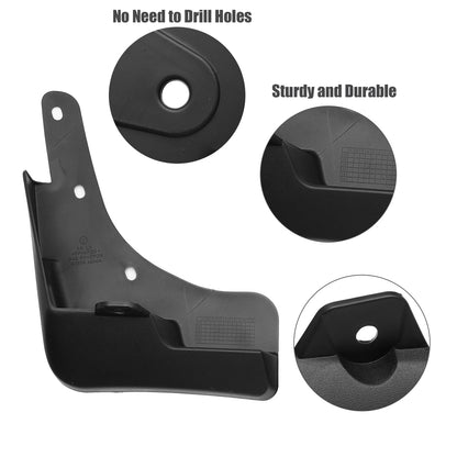 Set of 2 Front and Rear Mud Flaps Splash Guards for Nissan Rogue