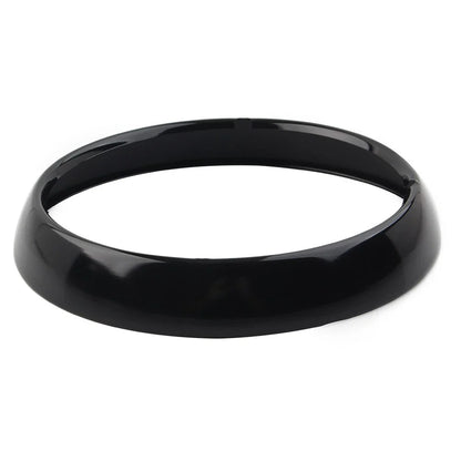 7" Headlight Trim Ring Visor Light Cover for Harley Touring Electra Street Glide