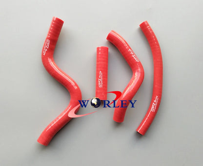 Silicone Radiator Hose for Suzuki RM250 (1992) - Red
