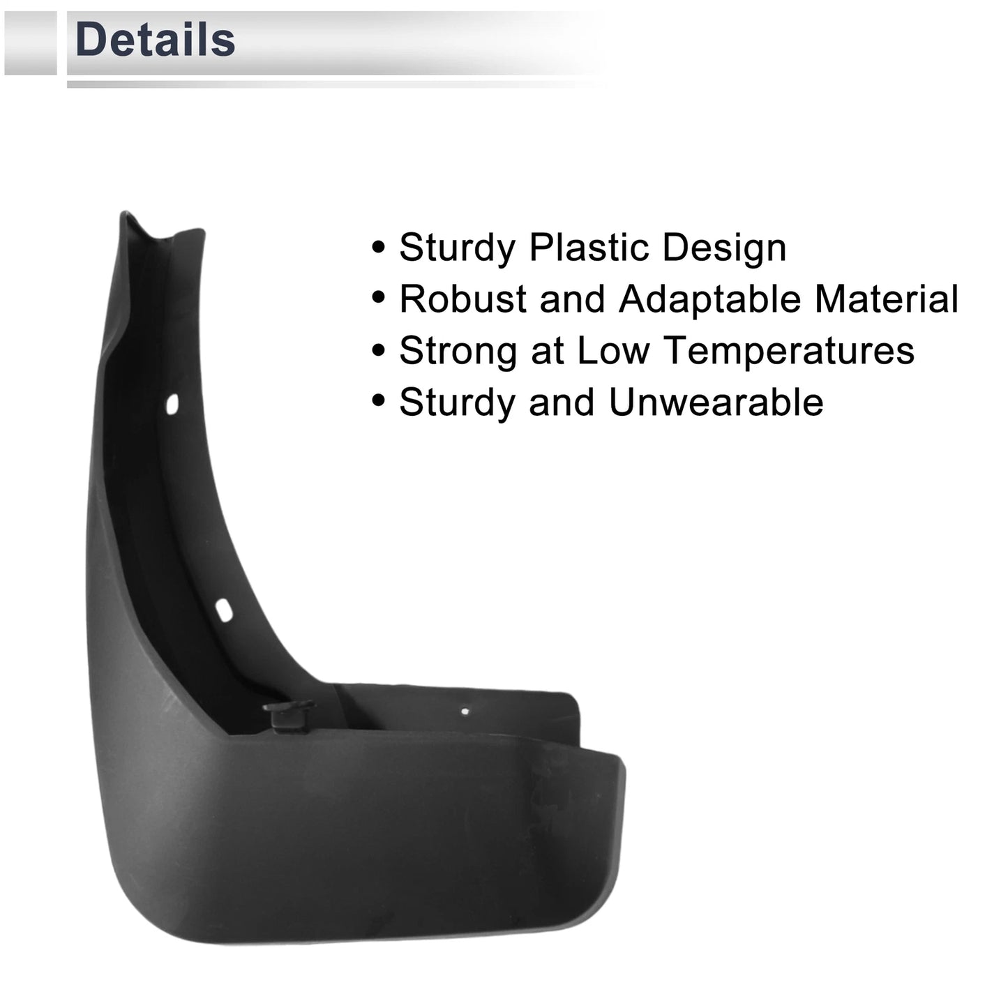 Set of 4 Mud Flaps Splash Guards for Audi Q7 (2016–2020)