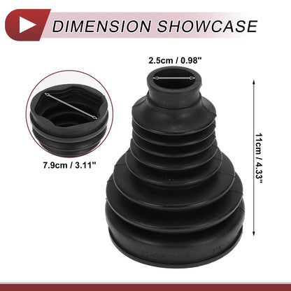 Inner CV Joint Boot Kit with Clamps for BMW 320i (2013–2018) - 31607570270