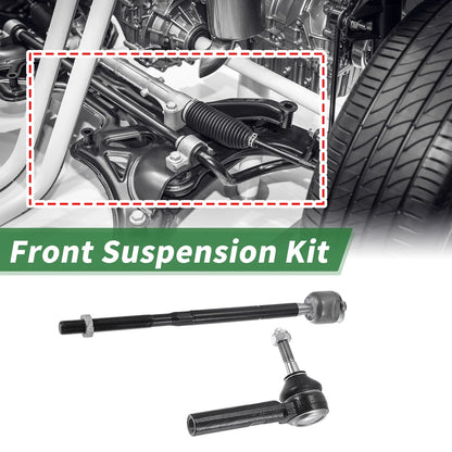 8pcs Front Suspension Kit Tie Rod Ends & Sway Bar Links for Dodge Journey