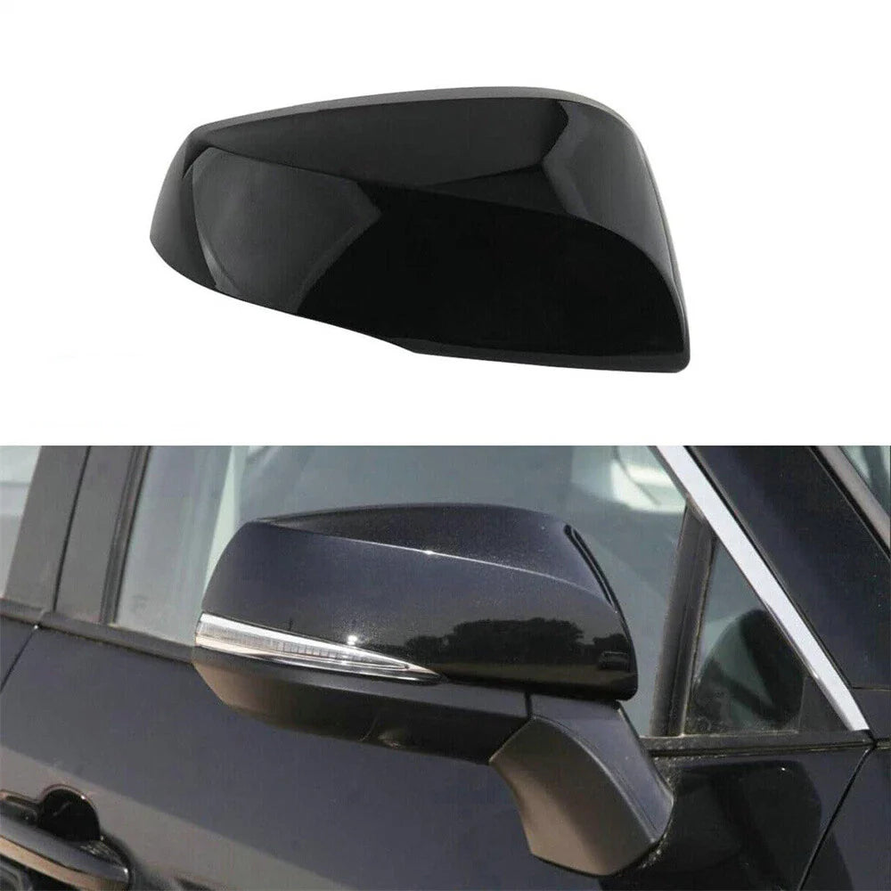 Glossy Black Right Side Mirror Cover for Toyota RAV4 (2019-2023)