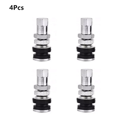 4 Pcs 11.5mm Wheel TR161 Bolt-In Tyre Valve for Universal Cars & Motorcycles