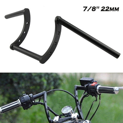 7/8" 22mm Motorcycle Z-Bar Drag Handlebar for Bobber Chopper Cafe Racer