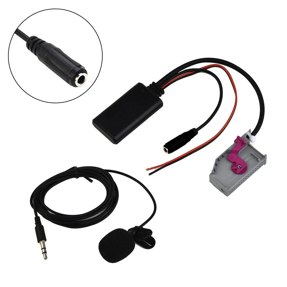 USB Car Aux-in Adapter Crimp Terminal-enabled