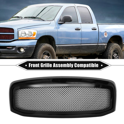 Front Grille Assembly for Dodge Ram 3500 (2006–2009) Gloss Black