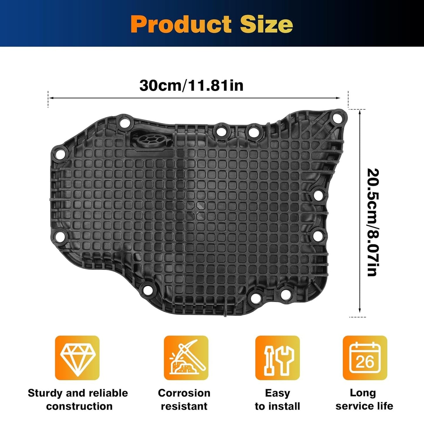 Oil Pan with Gasket for Nissan Rogue (2023–2024)