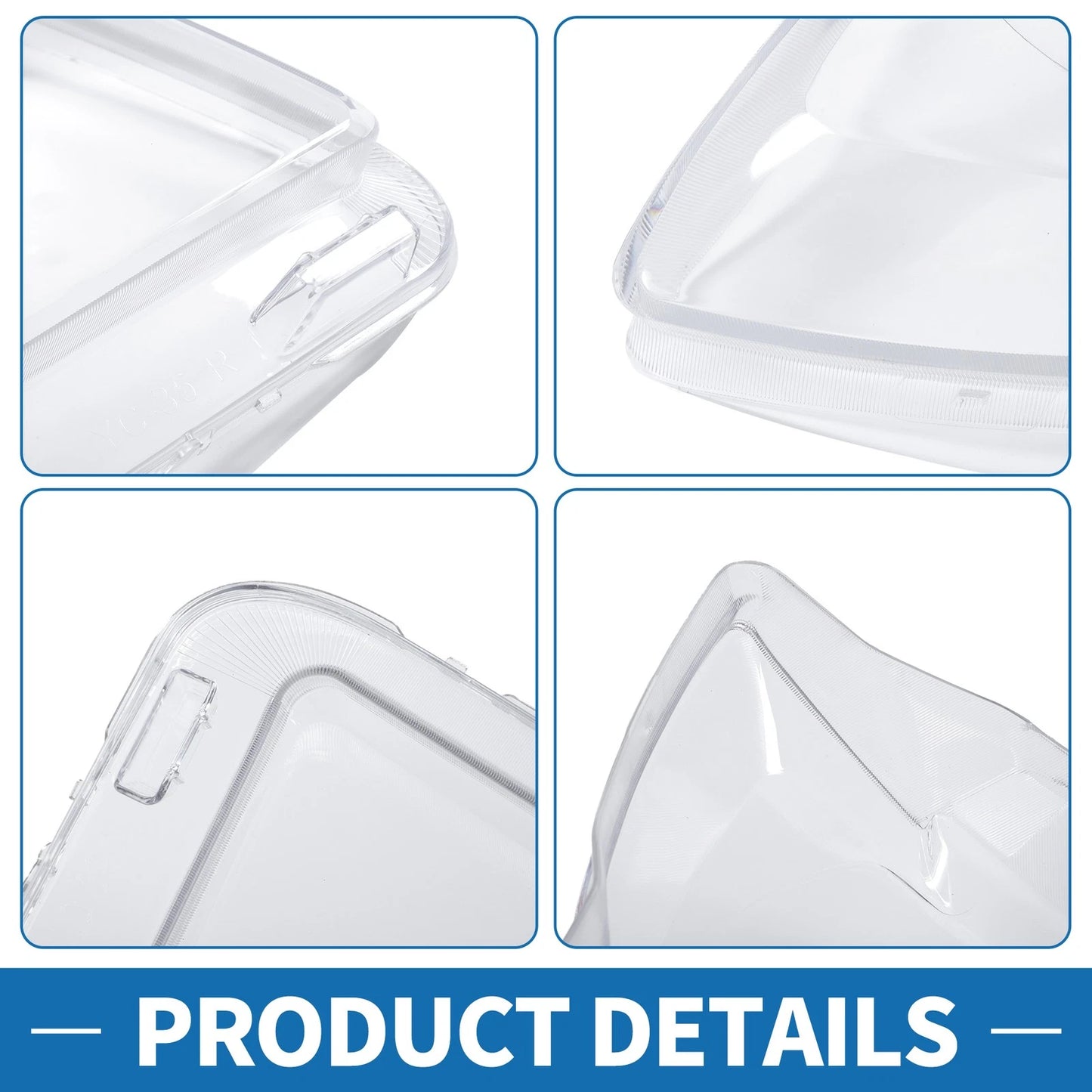 1 Pair Headlight Lens Covers for Jeep Grand Cherokee (2001-2003)