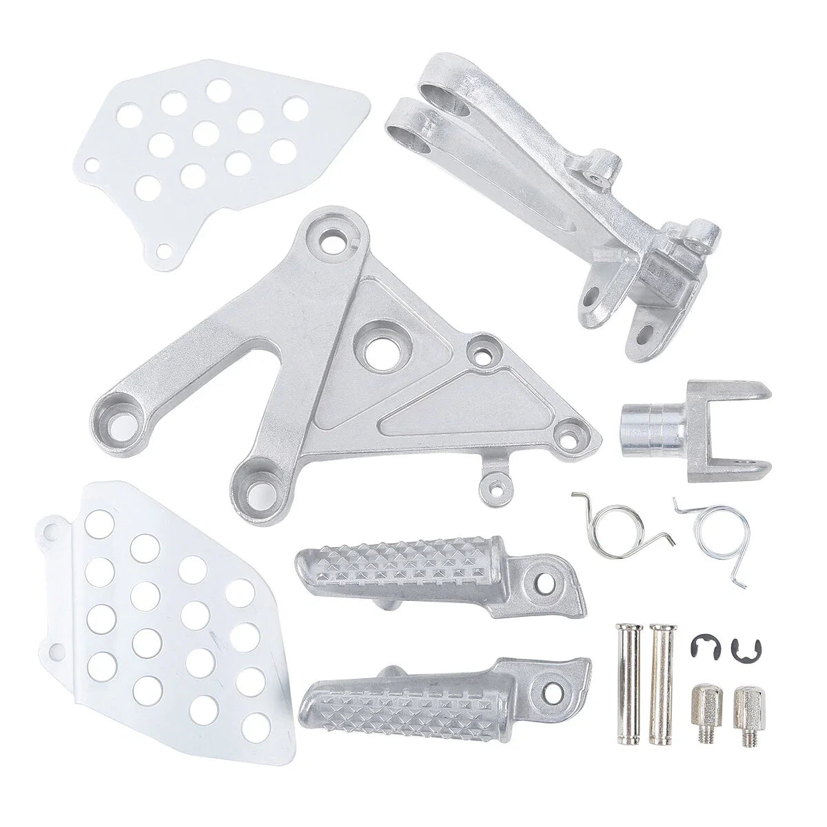 Silver Front Foot Pegs for Honda CBR600RR (2003-2006)
