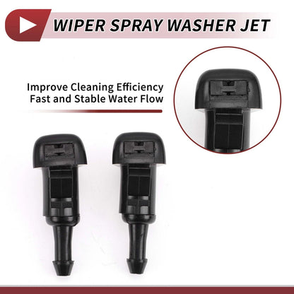 2X Windshield Washer Nozzle for Chevrolet Silverado 1500 Suburban (No.23181646)