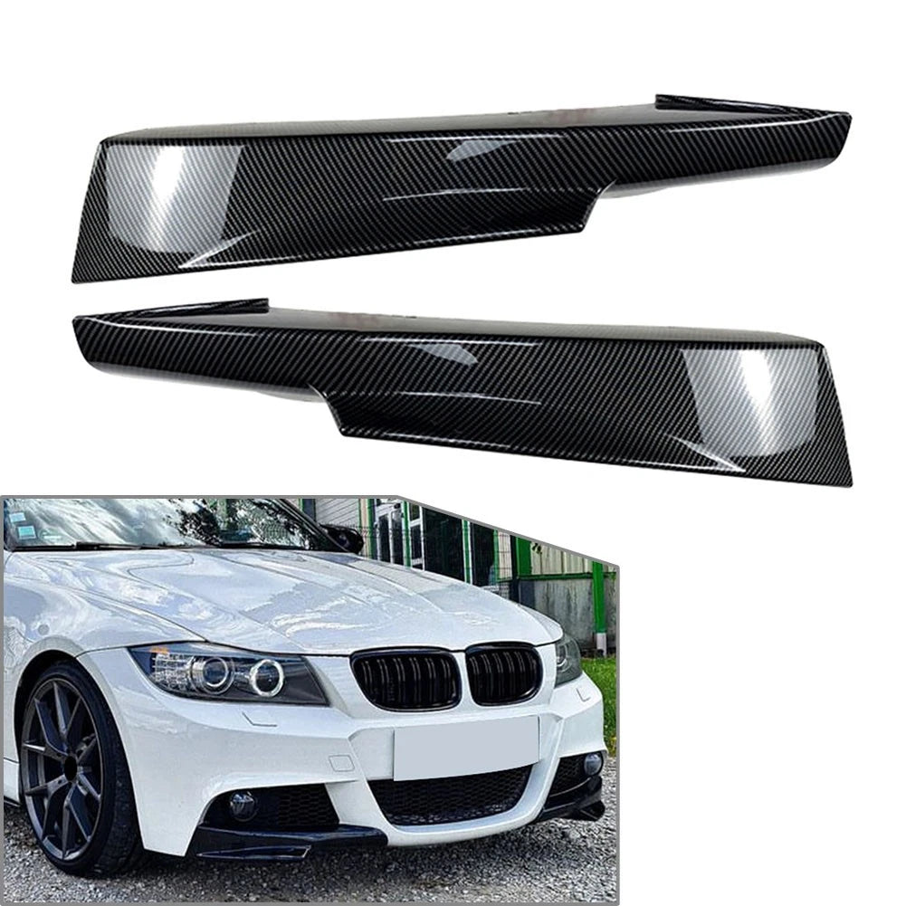 Pair Rear View Mirror Cover Trim for BMW E90 E91 328i 328xi 335xi (2007–2013) Carbon Fiber