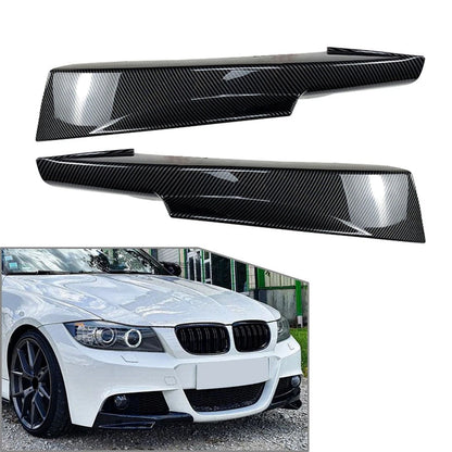 Pair Rear View Mirror Cover Trim for BMW E90 E91 328i 328xi 335xi (2007–2013) Carbon Fiber