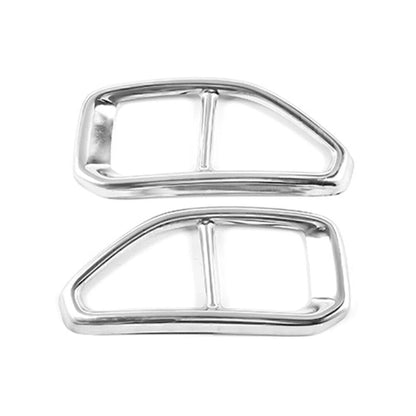 Pair Rear View Mirror Cover Trim for BMW E46 3 Series (1998–2005) Black