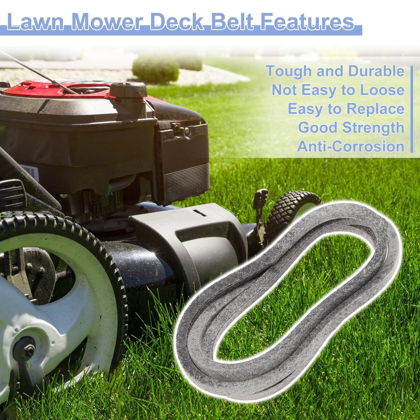 Lawn Mower Deck Belt for Cub Cadet RZT-54 (17WI2ACK010, 17AI2ACK010)