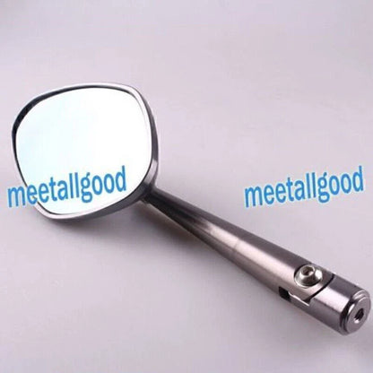Leaf Style Motorcycle Rear View Side Mirrors