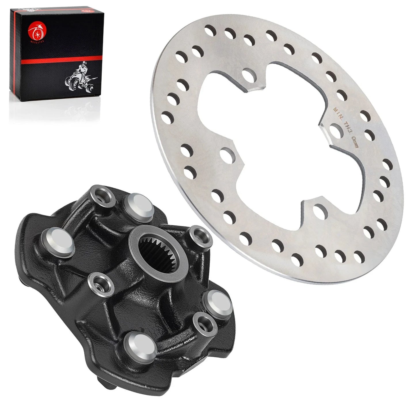 Front Left Or Right Wheel Hub for Honda Rancher 420 W/ Brake Disc (2010–2023)