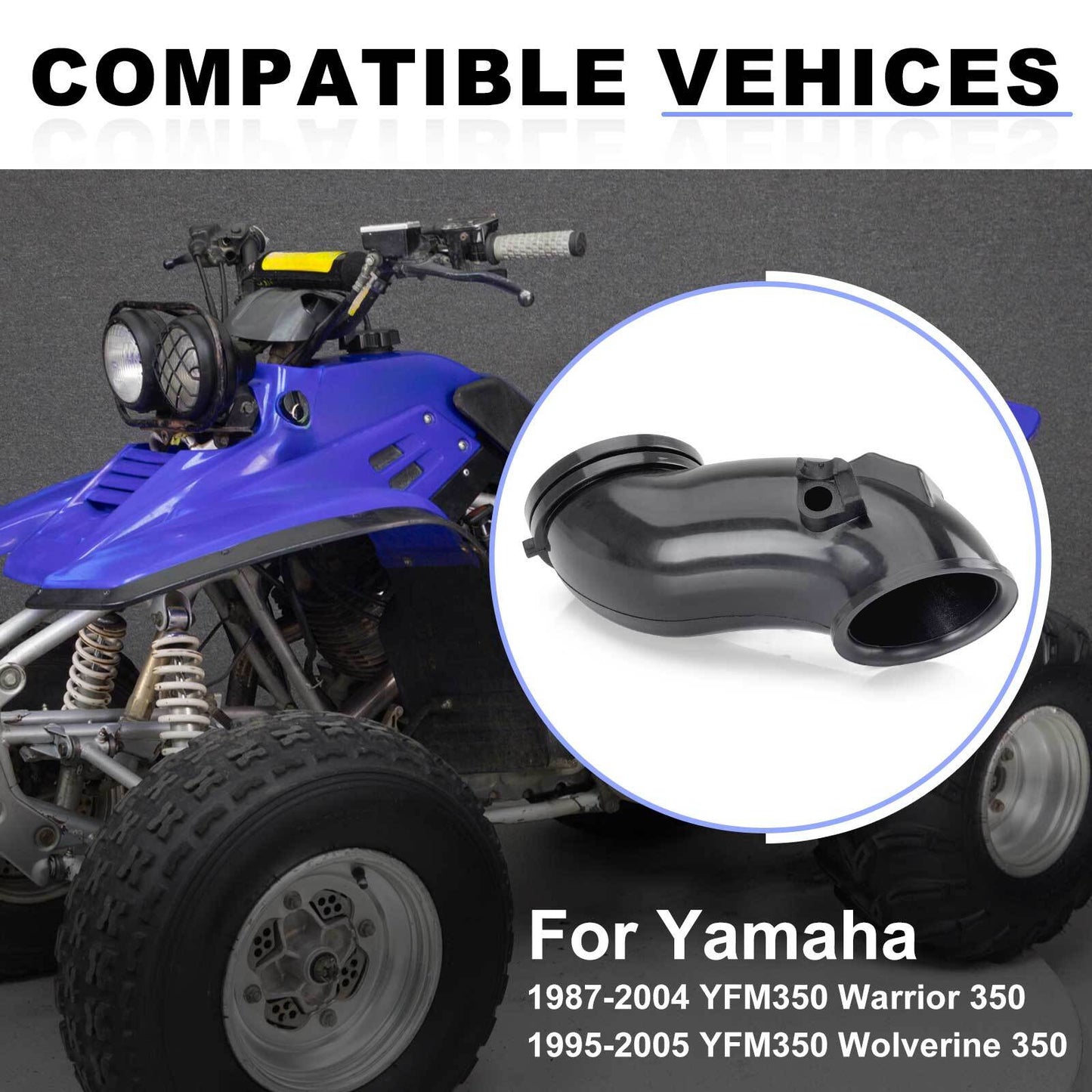 Air Box Lid Intake Duct for Yamaha Warrior Wolverine 350 (1997–2004)