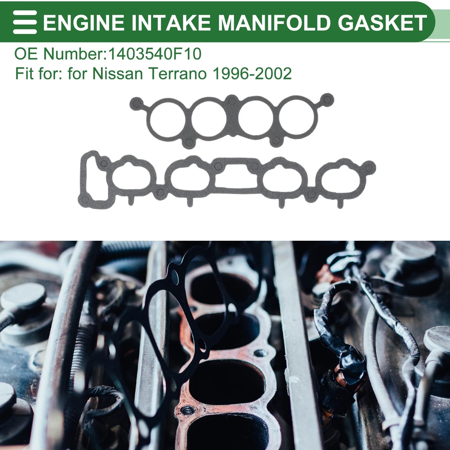 Engine Intake Manifold Gasket for Nissan Terrano (1996–2002) No. 1403540F10