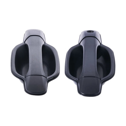 2pc Outer Door Handle Black for Isuzu D-Max (2006–2012)