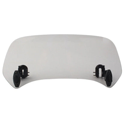 Clip-On Windshield Extension Spoiler Deflector for Motorcycle - Smoke