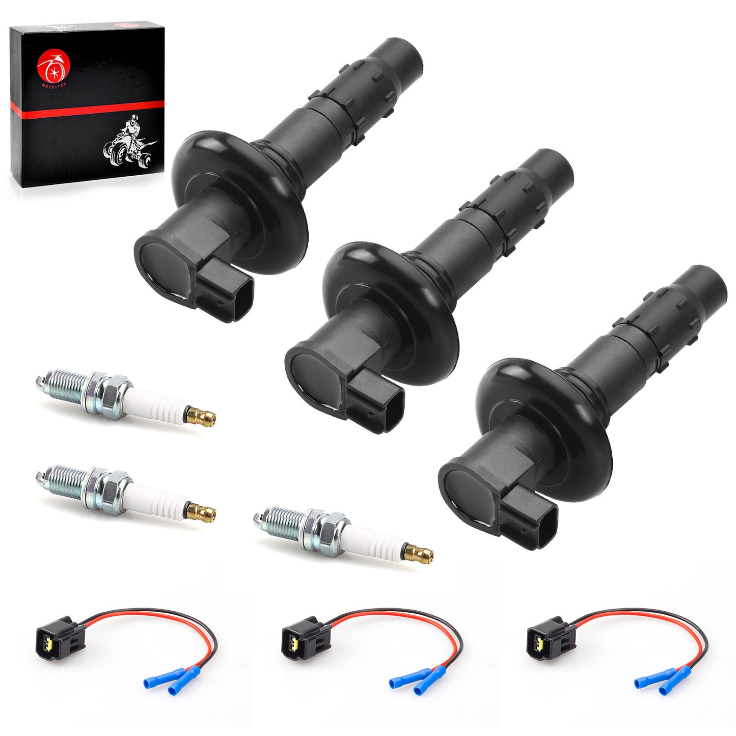Ignition Coil & Spark Plug for Sea Doo RXT RXP GTX GTR GTI (2002–2023)