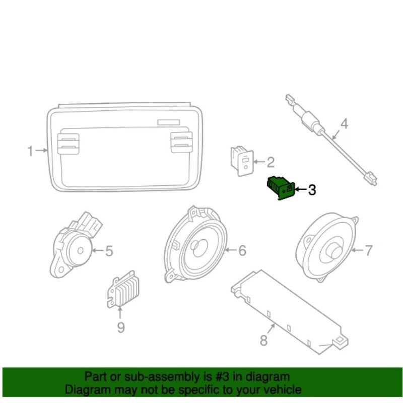 USB Connector Module for Nissan Leaf (2011–2017)