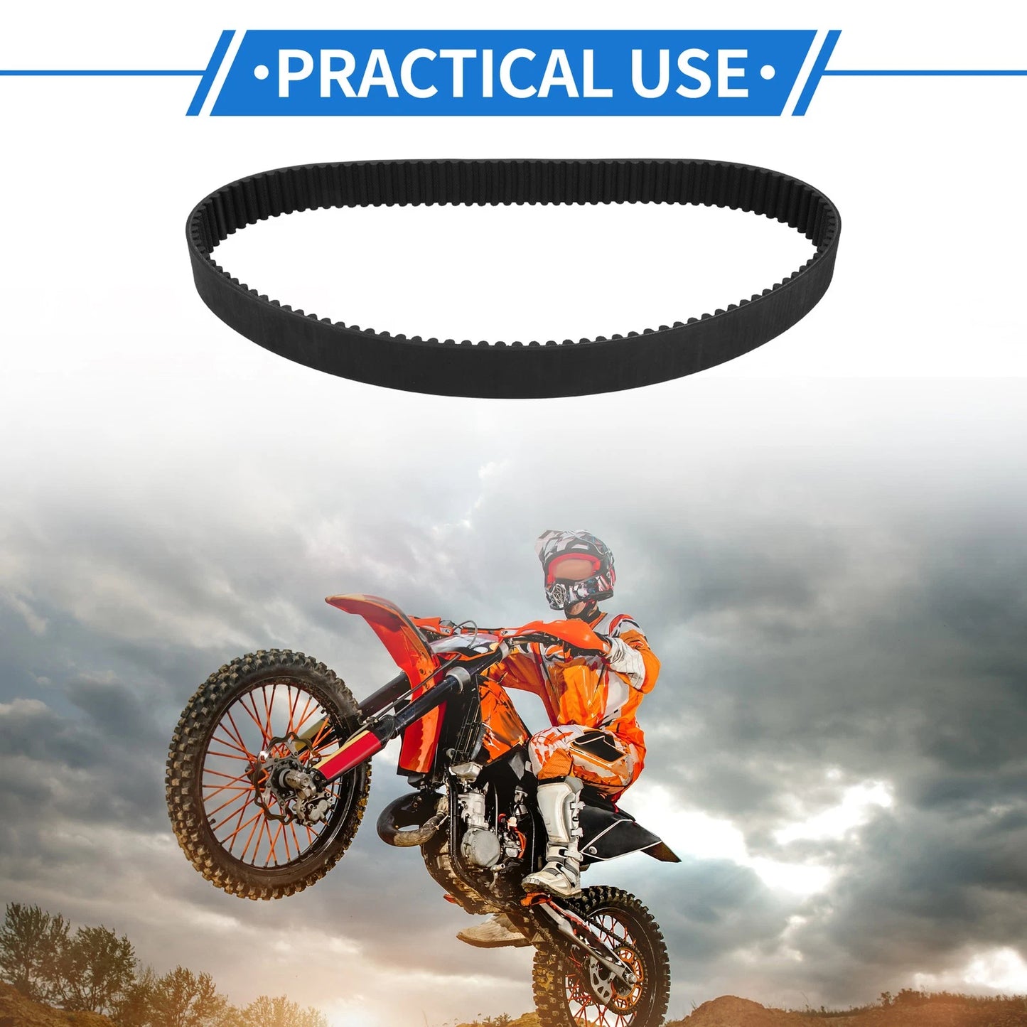 Drive Belt for Yamaha XP530 T-MAX 530 (2012–2016) Wear-Resistant V-Belt