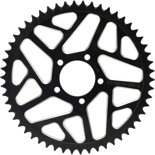 54T Black CNC Sprocket Wheel for Sur-Ron Light Bee X Electric Bike (2018-2023)