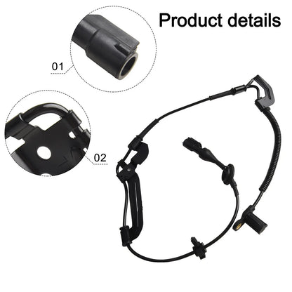 ABS Wheel Speed Sensors Front Left and Right 2Pcs for Ford Escape (2001–2008)
