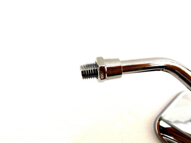 Chrome Rectangular Rear View Mirrors for Yamaha XV250 Virago (1988–2007)