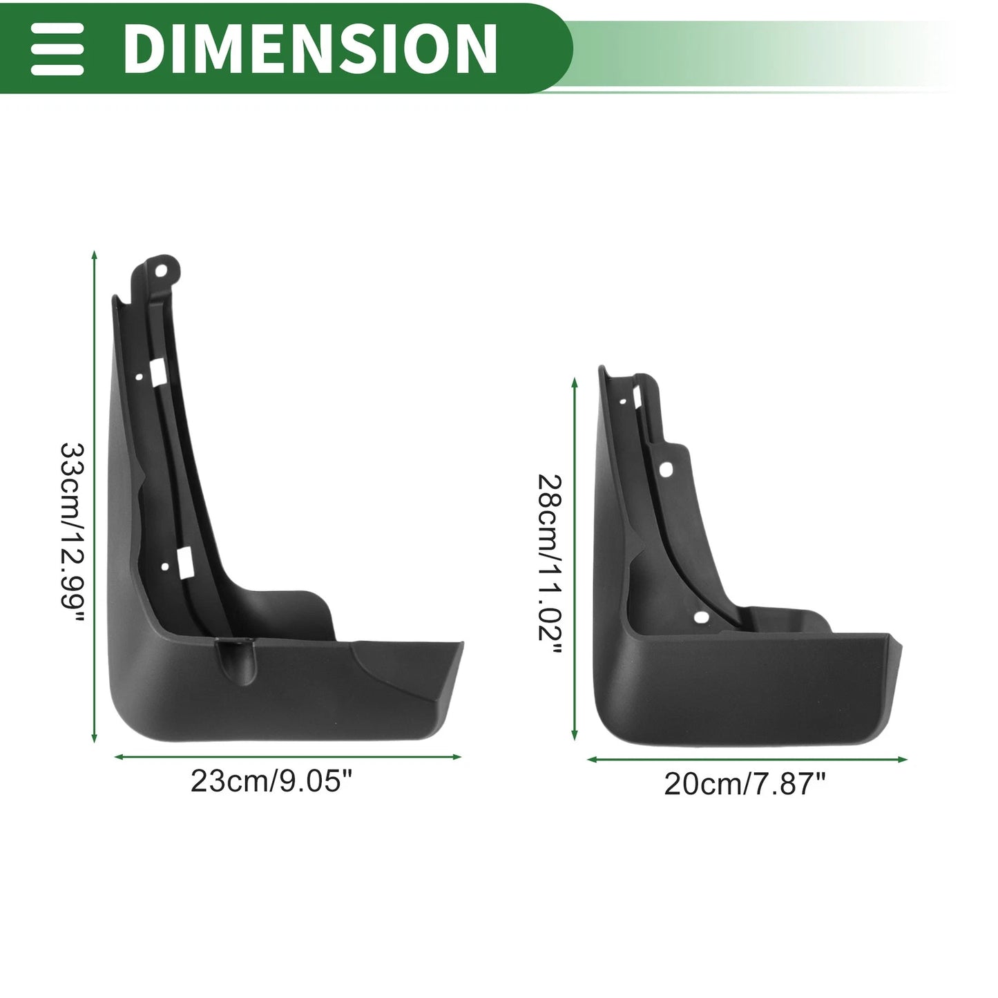 Mud Flaps Splash Guards Set of 4 for Honda HR-V (2022–2024)
