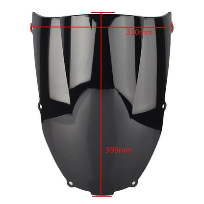 Double Bubble Windshield for Kawasaki Ninja ZX6R (2000-2002) Clear