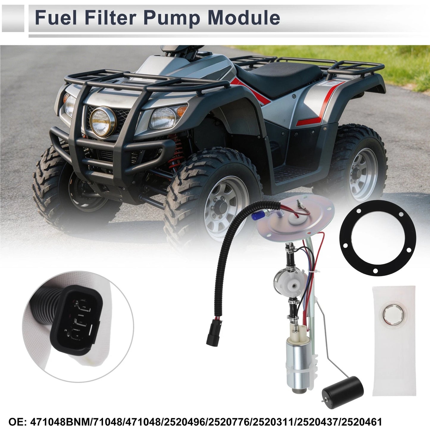 Electric Fuel Pump Assembly for Polaris Sportsman 700 EFI (2006) No. 471048BNM