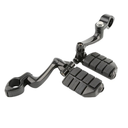 1 1/4" Engine Guard Adjustable Male Mount Highway Footpegs for Harley