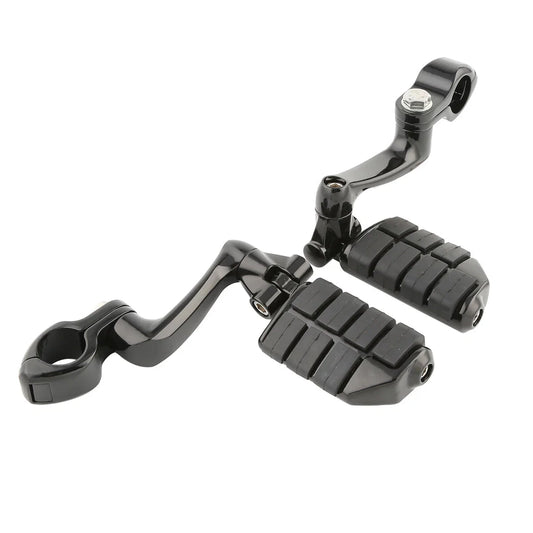 1 1/4" Engine Guard Adjustable Male Mount Highway Footpegs for Harley