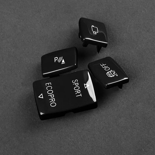 4Pcs Gear Shift Switch Button Covers for BMW 4 Series F32/F33/F36 (2014-2019)
