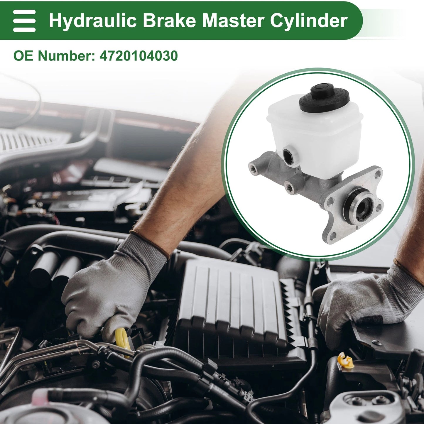 Brake Master Cylinder Reservoir No. 4720104030 for Toyota Tacoma (1995–2000)