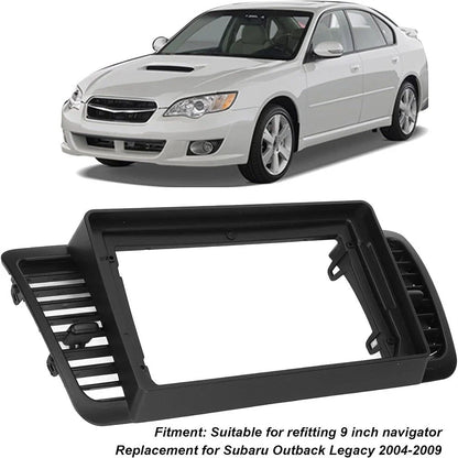 Double Din Stereo Radio Fascia Panel Trim for Subaru Outback Legacy (04-09)